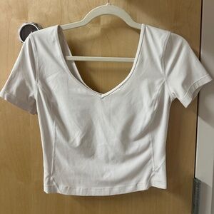 Lululemon Align T-Shirt color white size 6